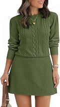 Puff Sleeve Sweater Dress