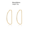 New trend Unusual oversized Hoop earrings for women's Nightclub earrings European and American fashion Ear ring Jewelry gift Hot