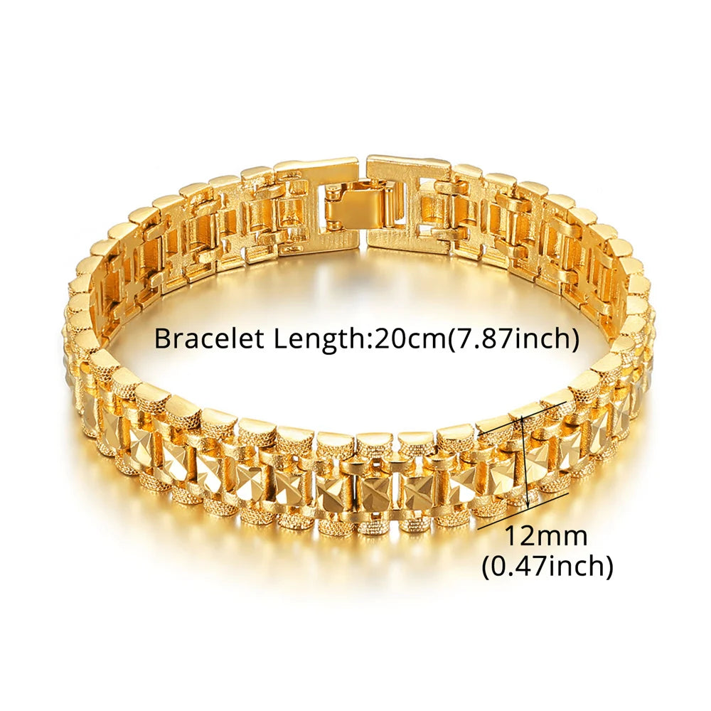 Chunky Gold Chain Bracelet