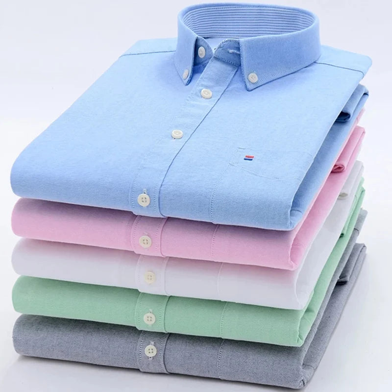 Men Oxford Cotton Shirt
