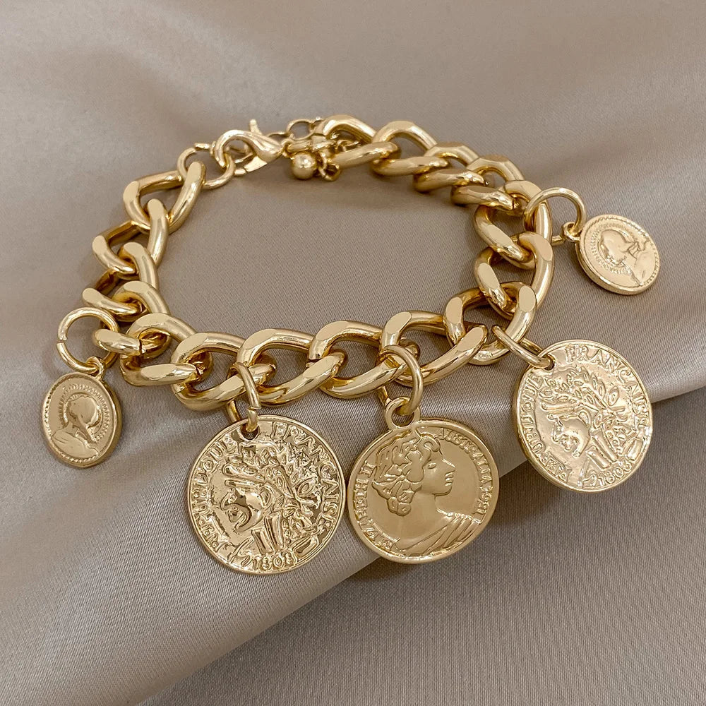 Gold Cuban Chain Bracelet