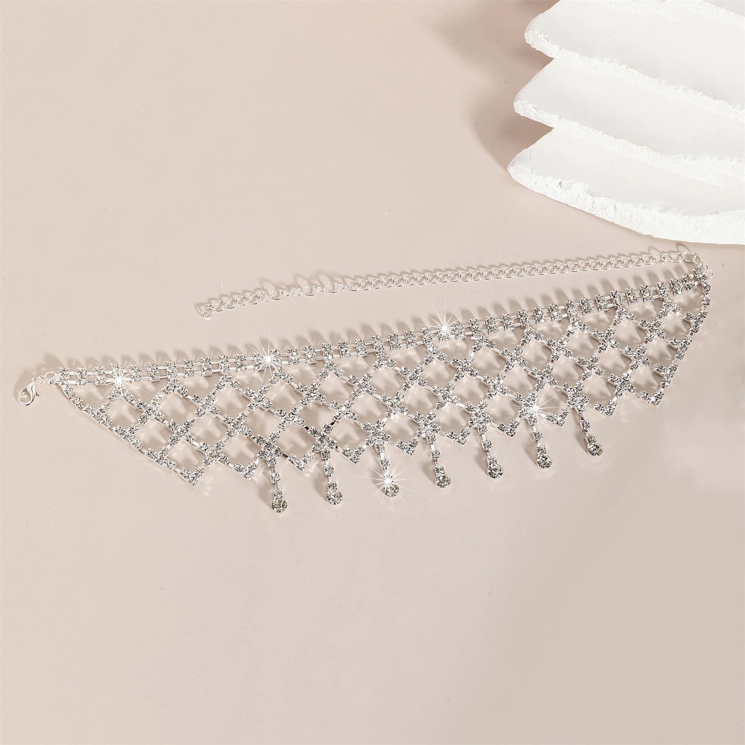 Luxury Crystal Choker Necklace