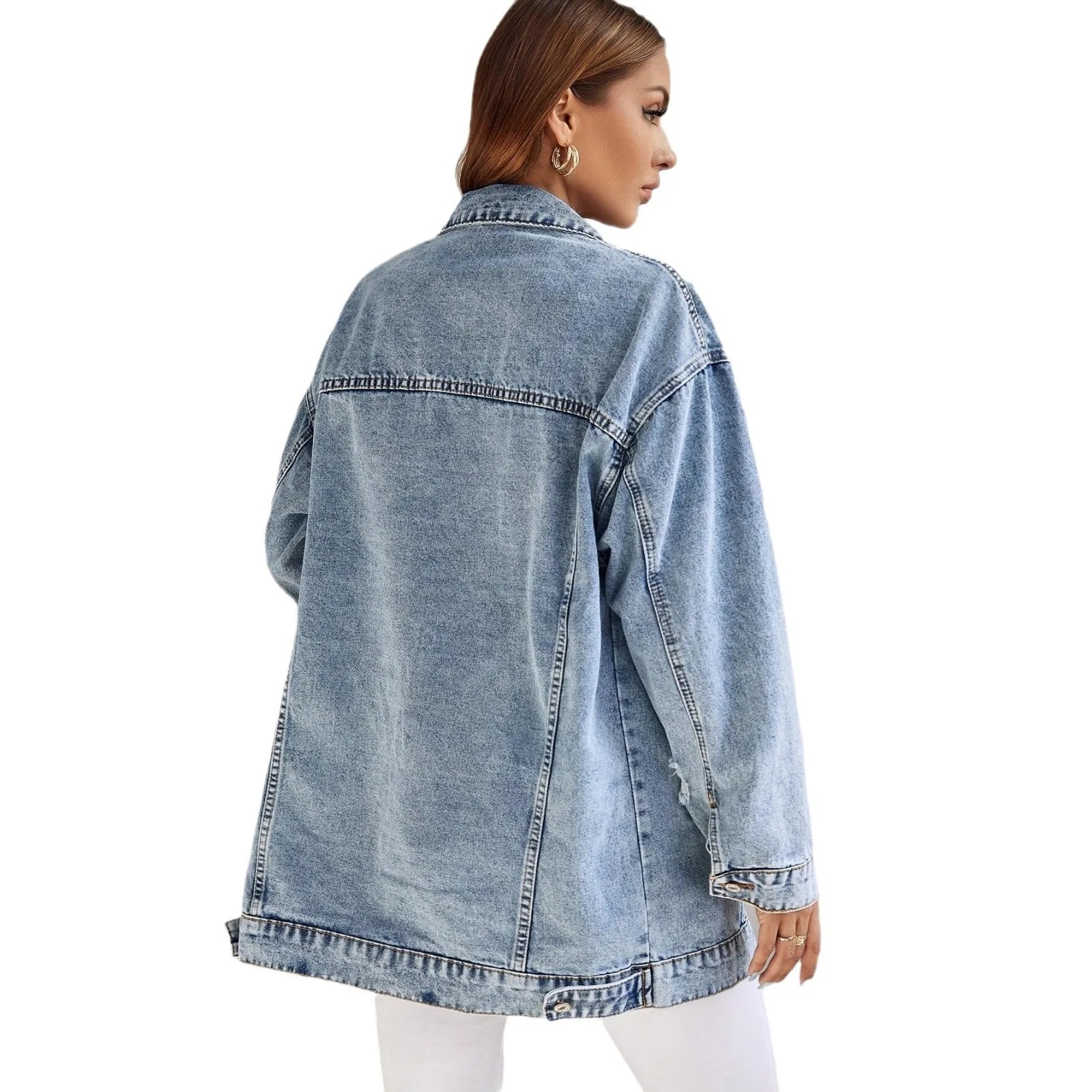 Women Denim Winter Jacket
