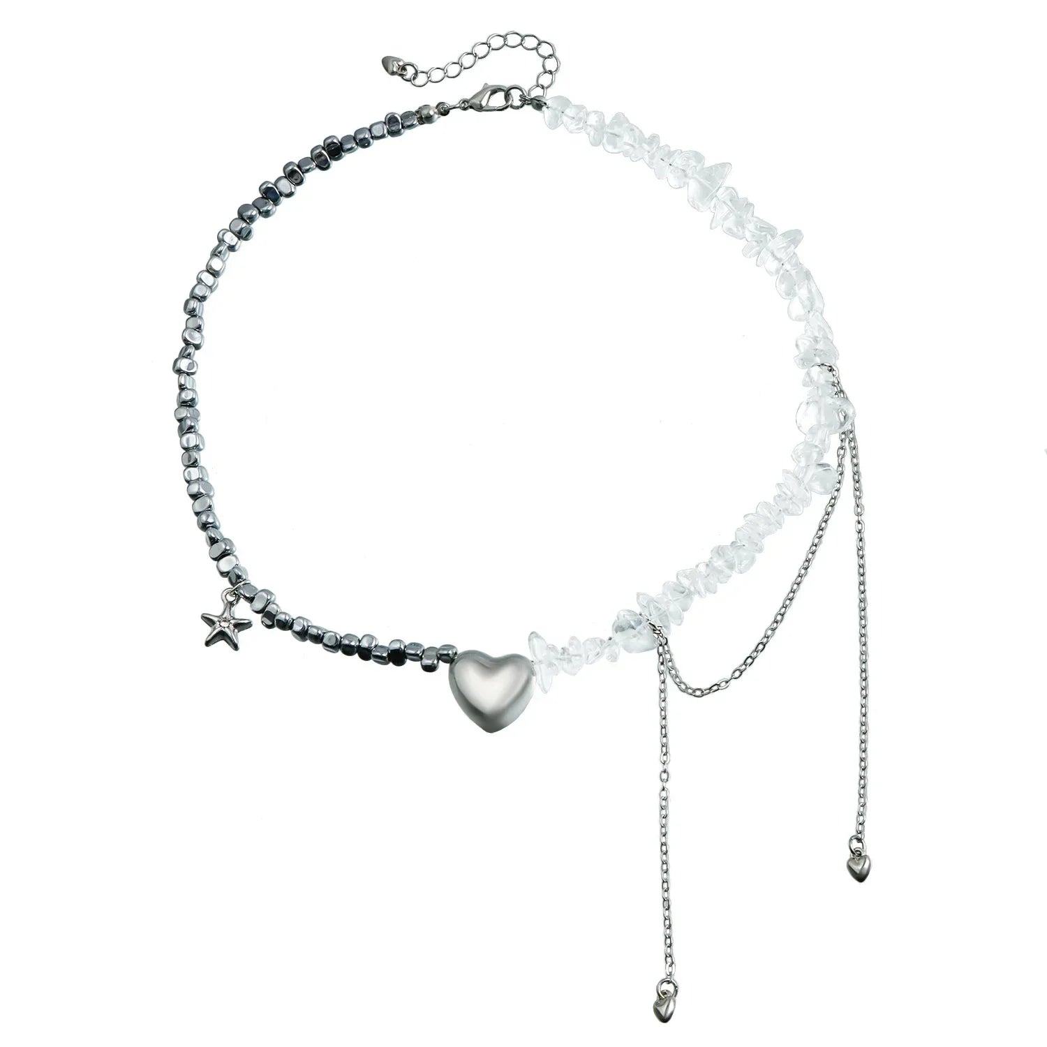 Layered Heart Pendant Necklace