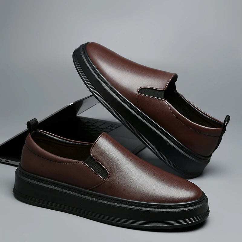 Men Leather Casual Loafers