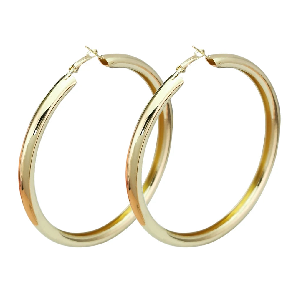 Big Hoop Circle Earrings