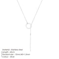 Round Pearl Pendant Necklace