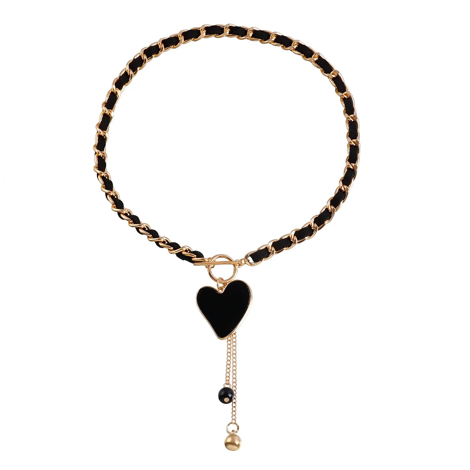 Layered Heart Pendant Necklace