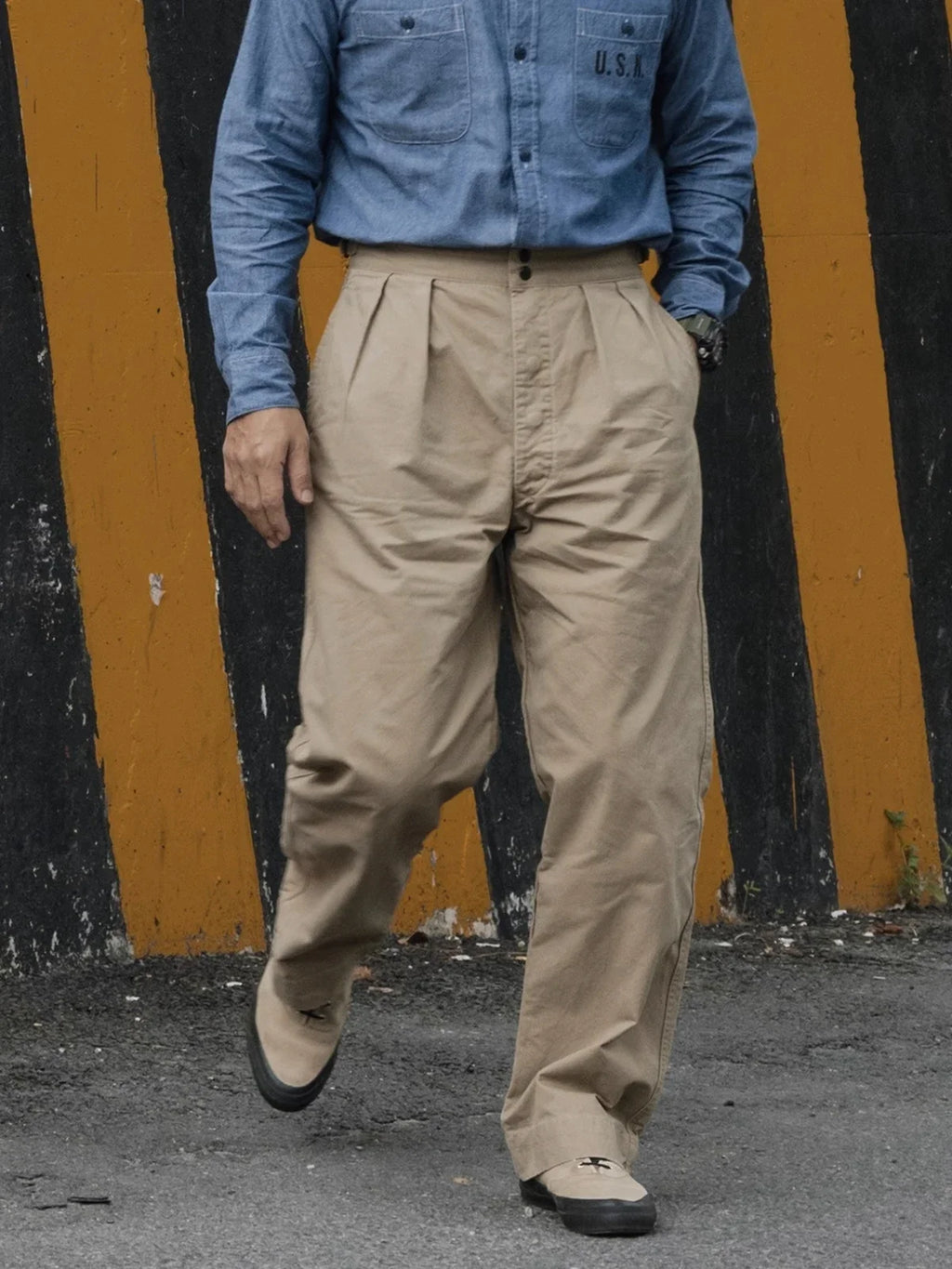 Men Military Chino Pants