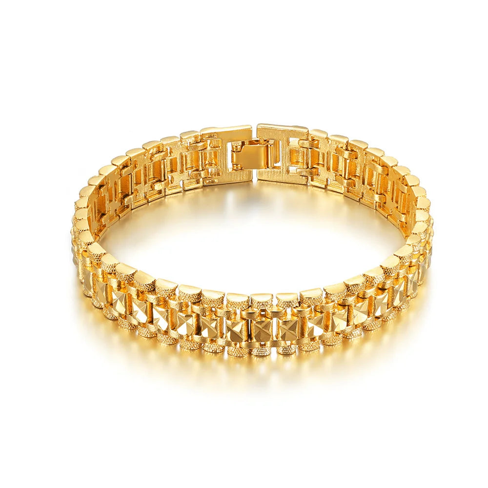 Punk Gold Chain Bracelet