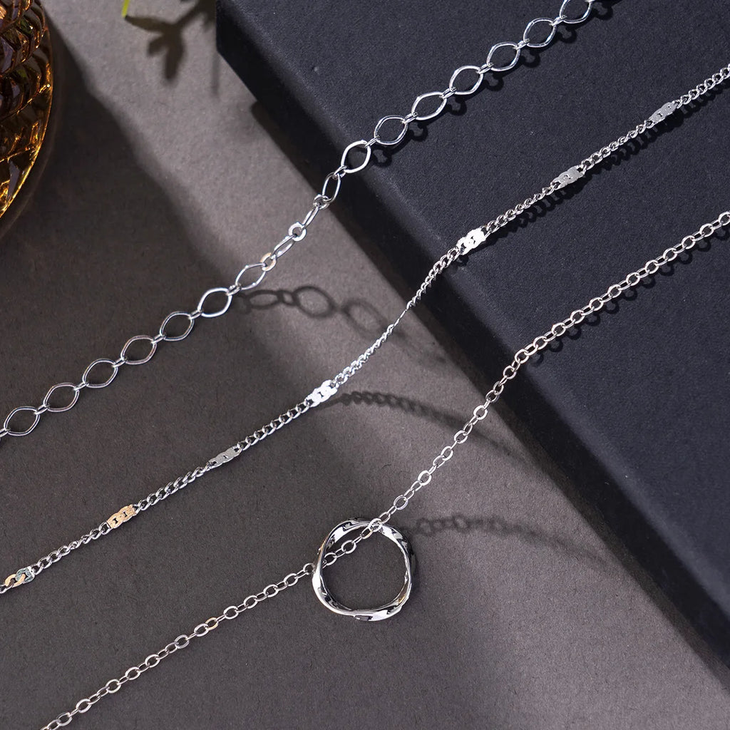 Layered Gold Choker Necklace