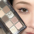 12 Colors Earthy Eyeshadow Palette Shimmering Pigment