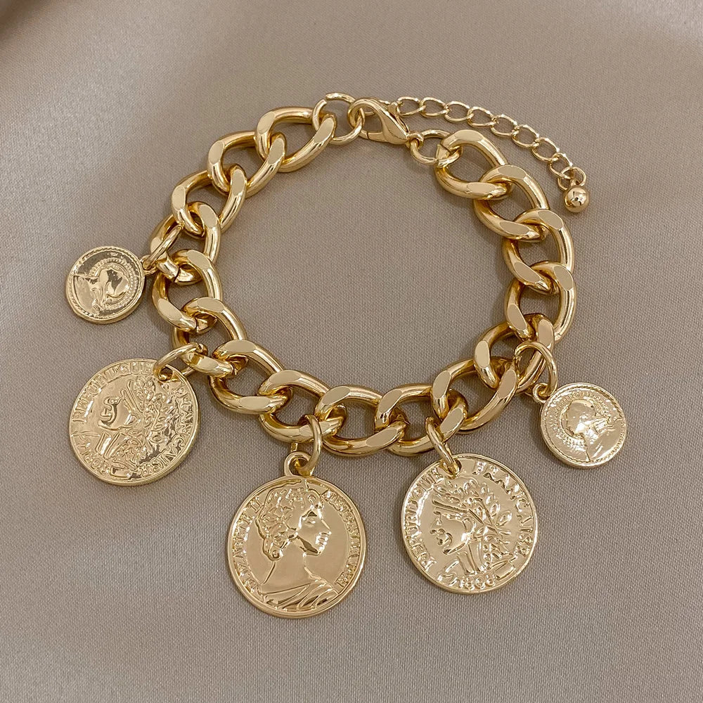Gold Cuban Chain Bracelet
