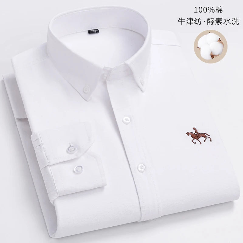 Men Oxford Cotton Shirt