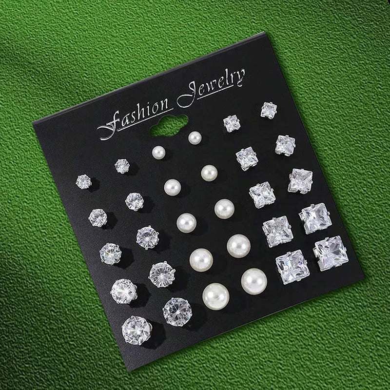 Wedding Rhinestone Stud Earrings