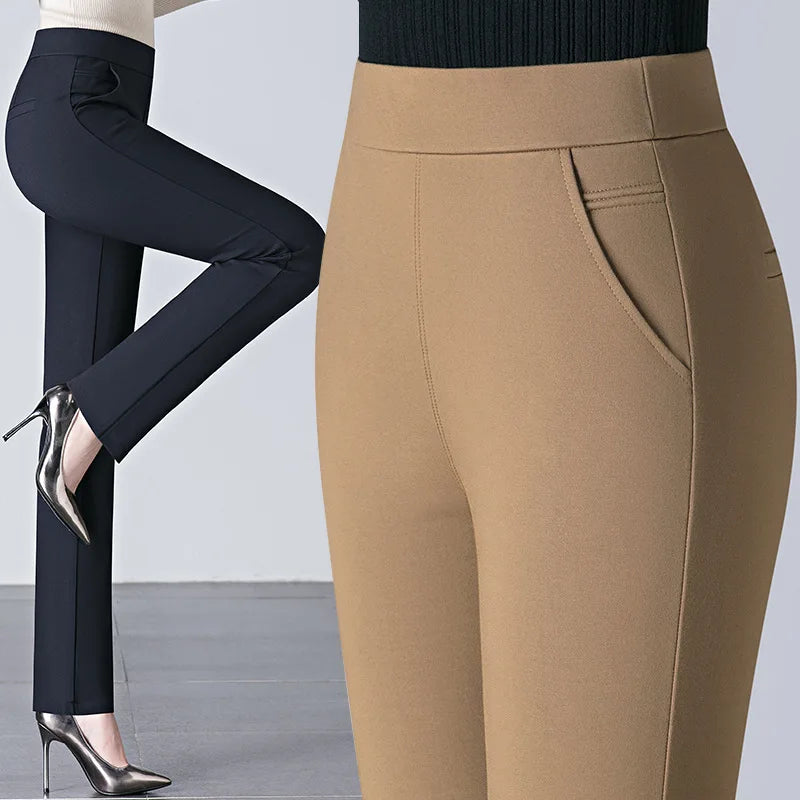 Women High Waist Trousers