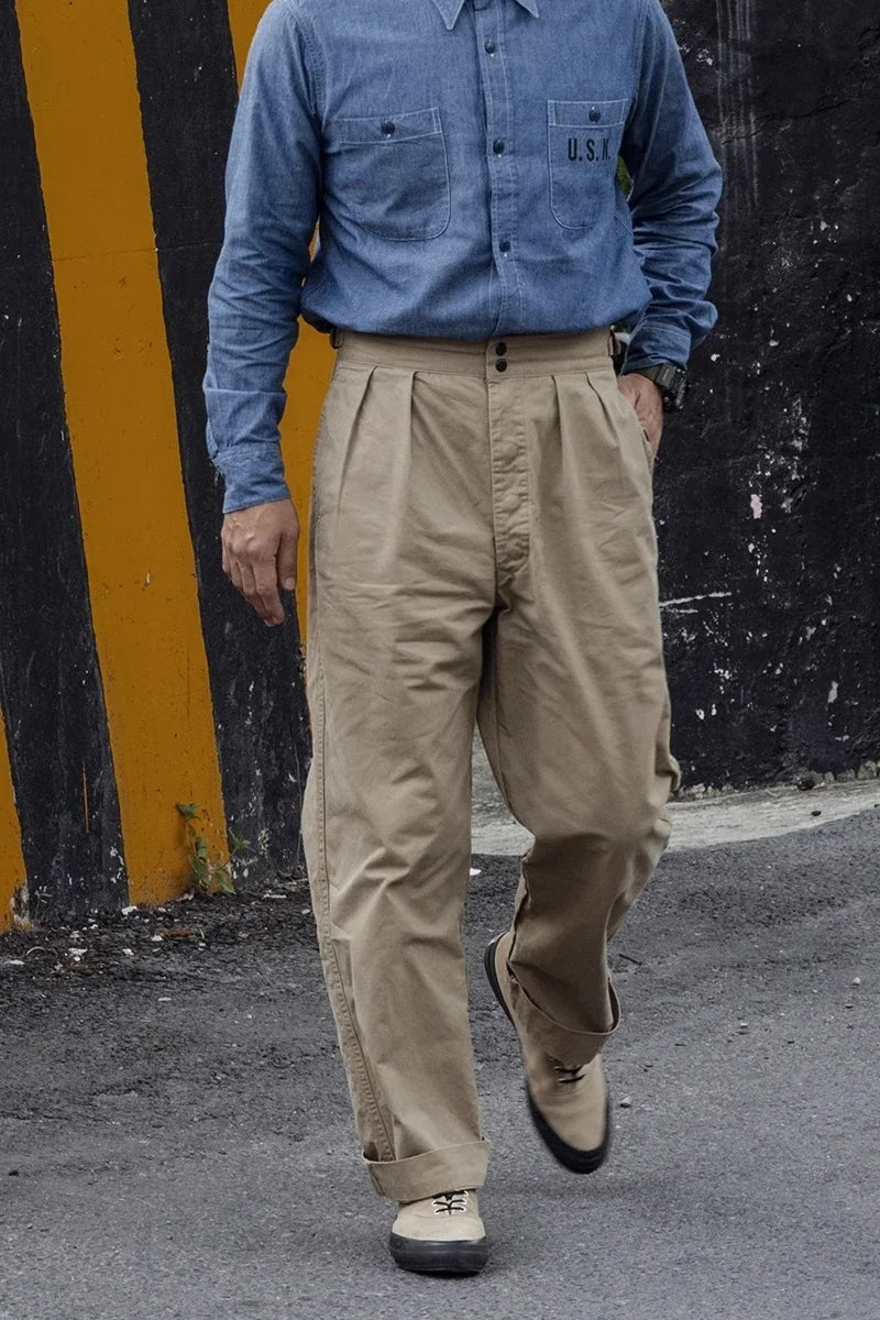 Men Military Chino Pants