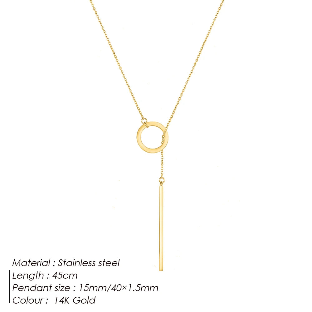 Round Pearl Pendant Necklace