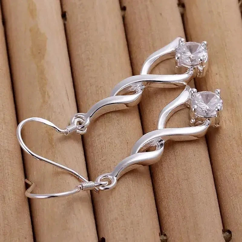 Sterling Silver Drop Earrings