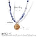 Minimalist Geometric Stone Necklace
