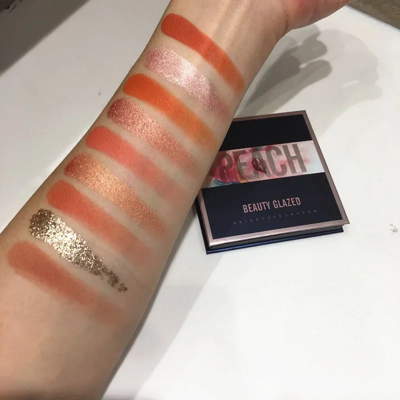 Beauty GLAZED Eyeshadow Palette 9 Color Shimmer
