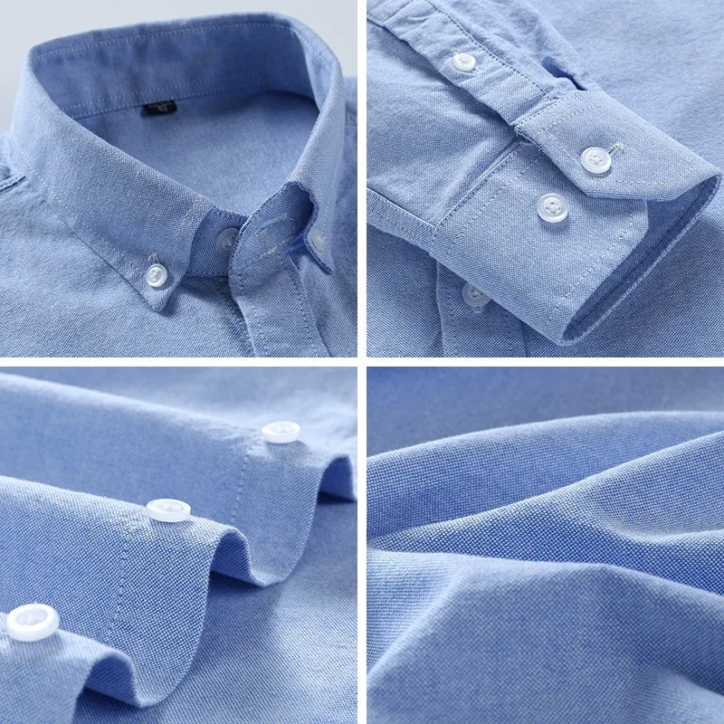 Men Cotton Oxford Shirt