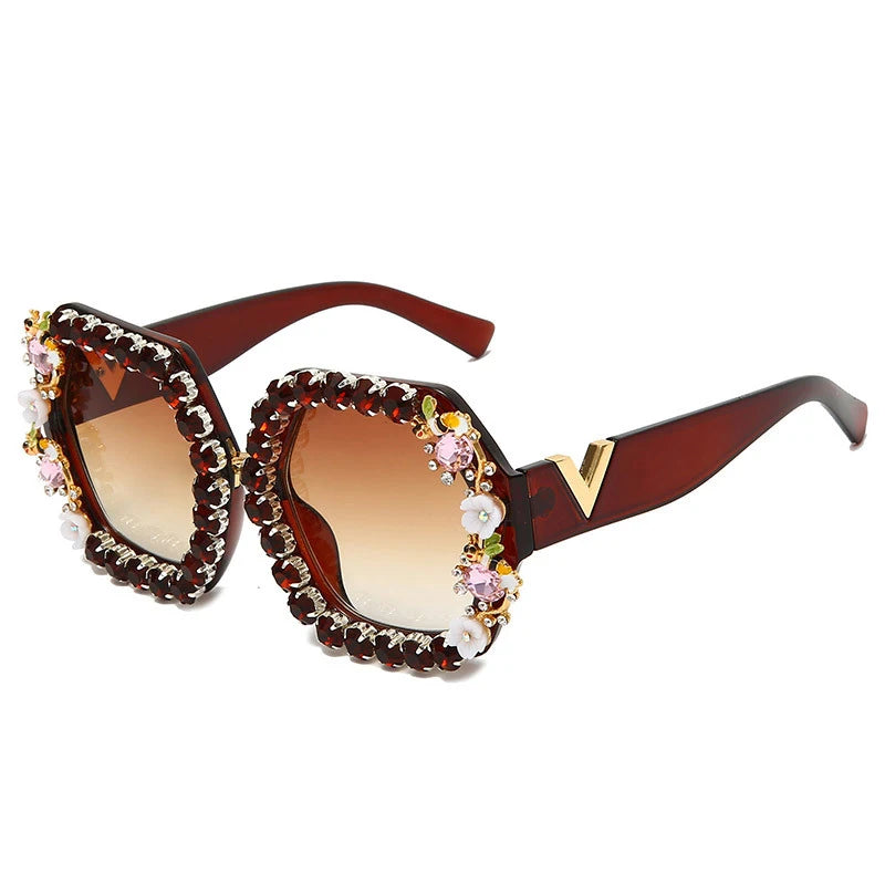 Stylish Diamond Blingbling Sunglasses For Mens Women