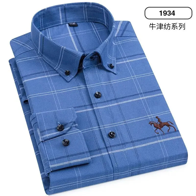 Men Cotton Oxford Shirt
