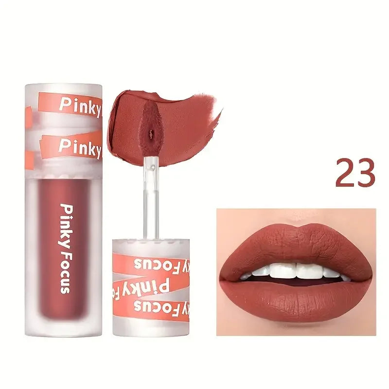 Matte Cream Lip Mud Smooth Texture Waterproof Long Lasting