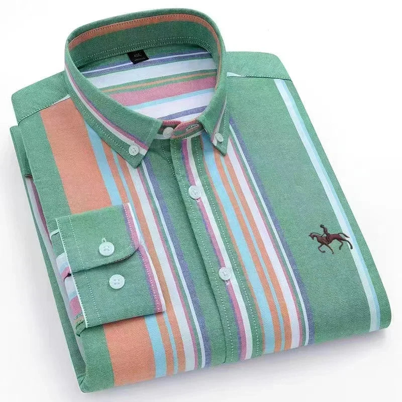 Men Cotton Oxford Shirt