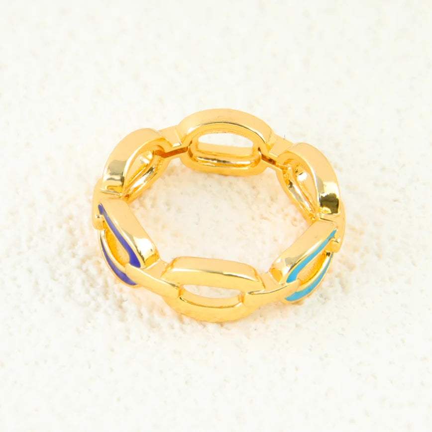 Gold Zirconia Cocktail Ring