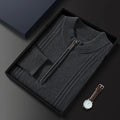 Men Cashmere Mock Neck Sweater