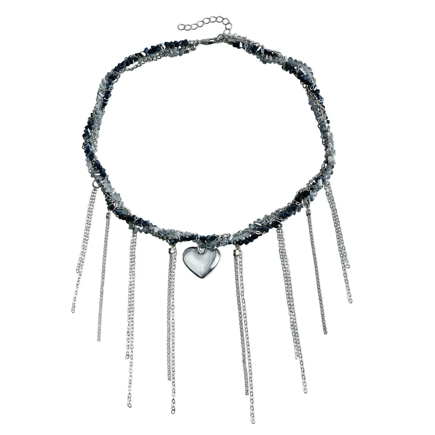 Layered Heart Pendant Necklace