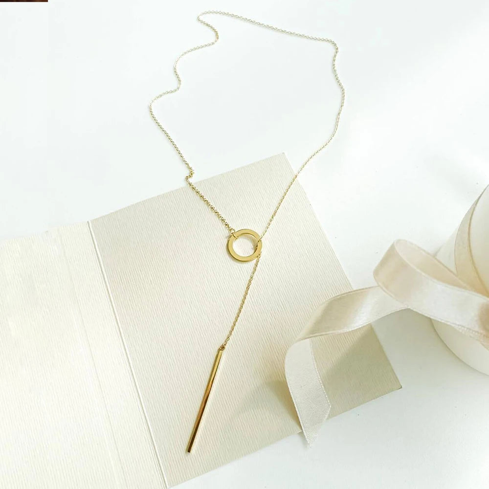 Round Pearl Pendant Necklace