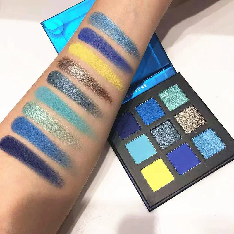 Beauty GLAZED Eyeshadow Palette 9 Color Shimmer