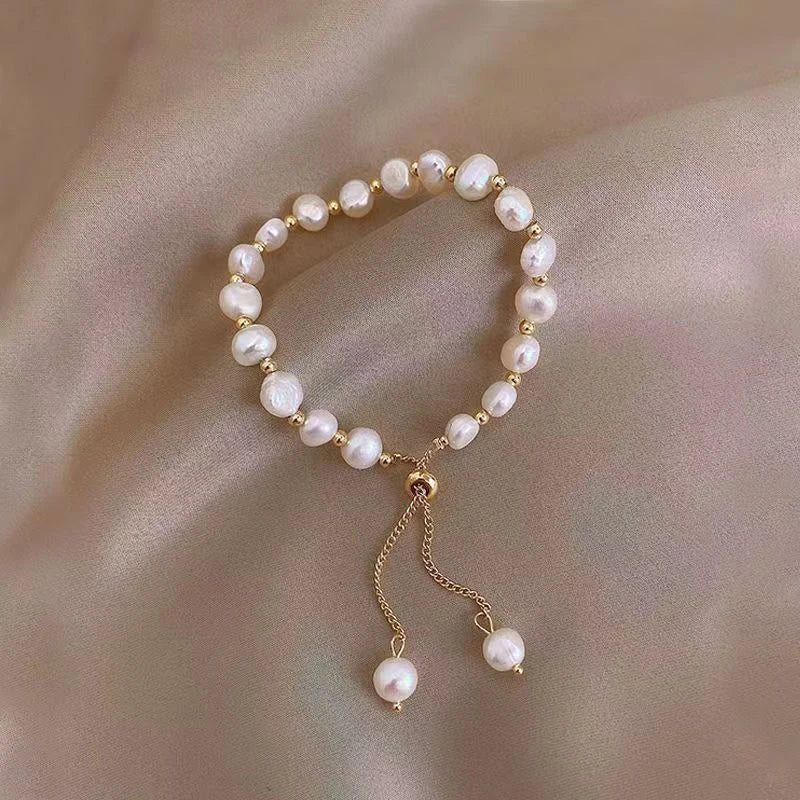 Baroque Pearl Beaded Bracelet