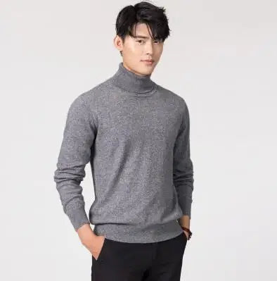 Men Cashmere Turtleneck Sweater