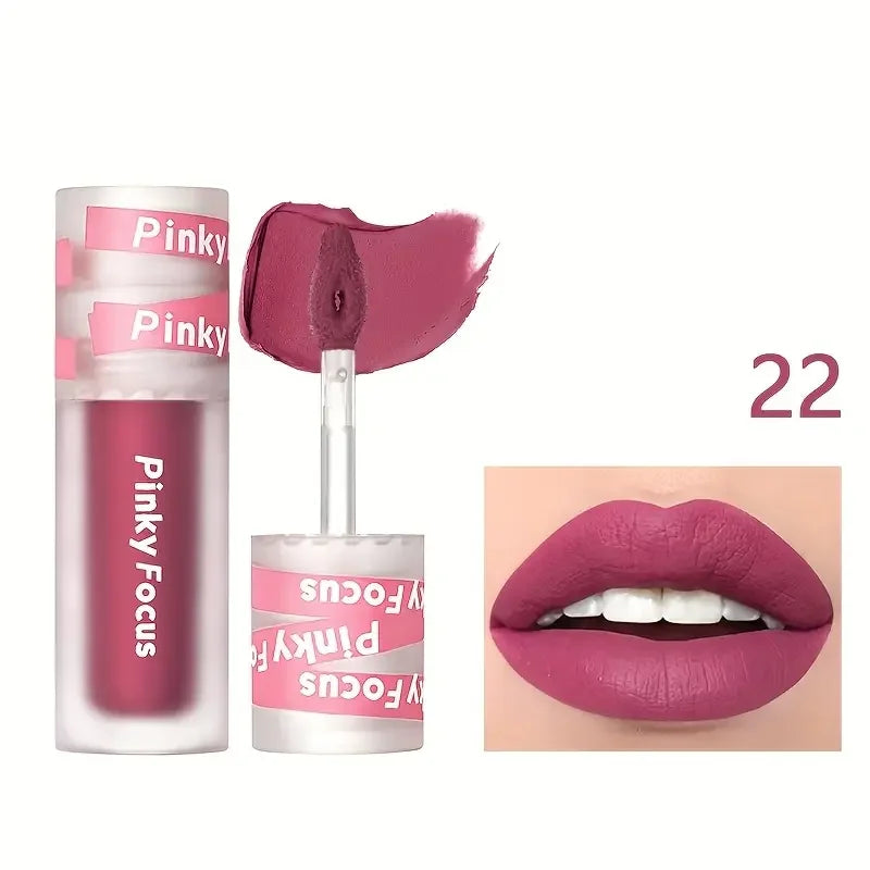 Matte Cream Lip Mud Smooth Texture Waterproof Long Lasting