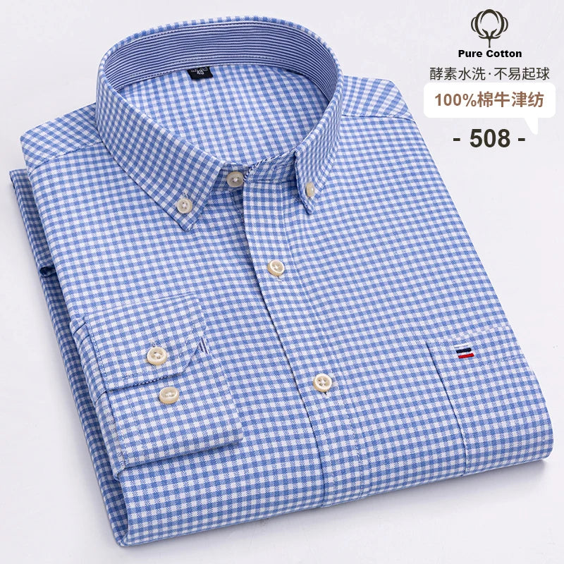 Men Oxford Cotton Shirt