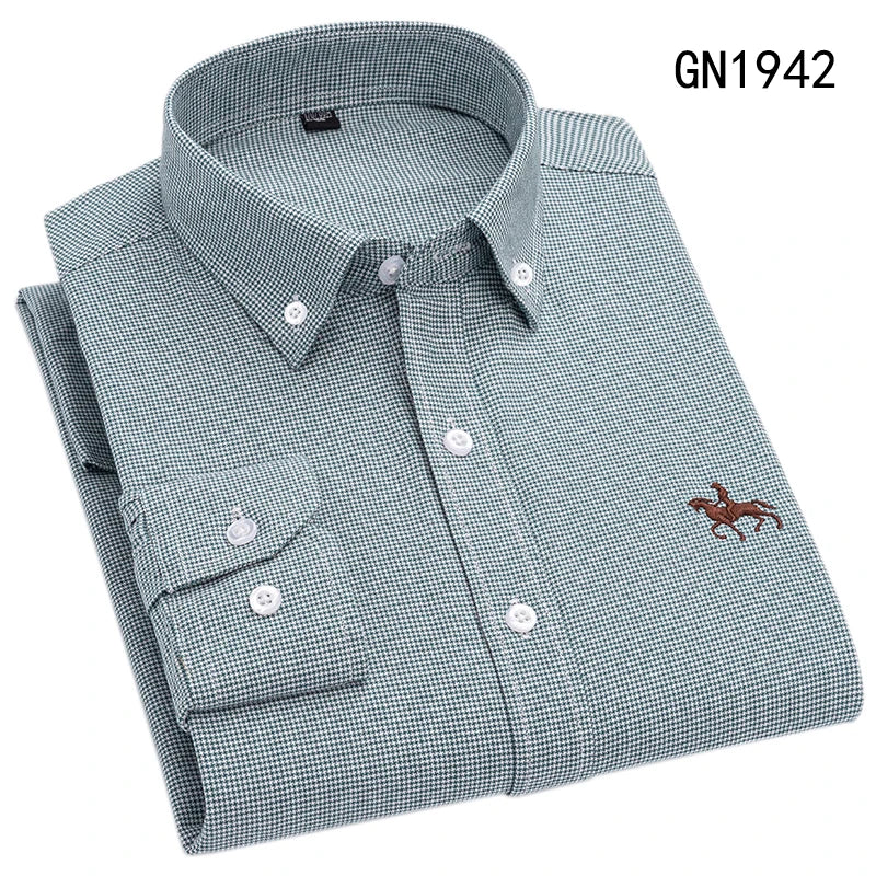 Men Cotton Oxford Shirt