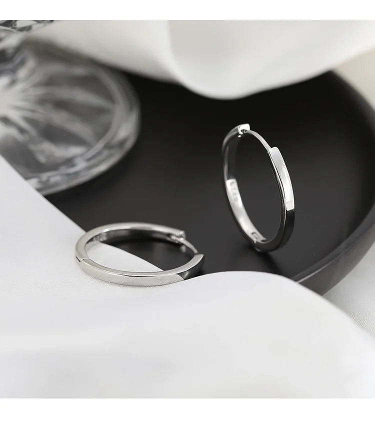 Sterling Silver Hoop Earrings