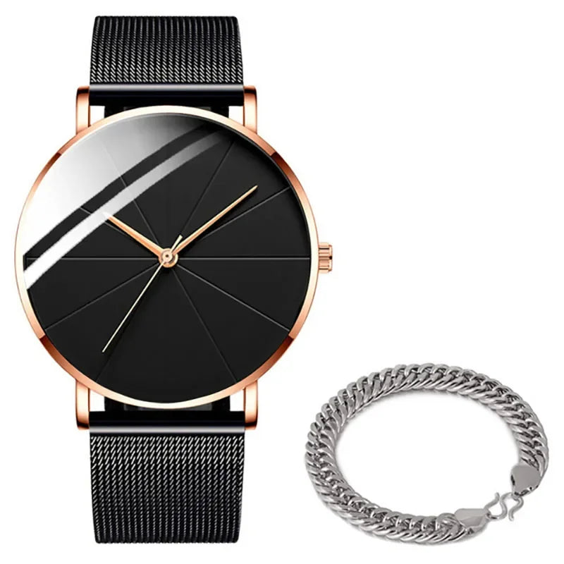 Minimalist Men Fashion Watches Simple Business