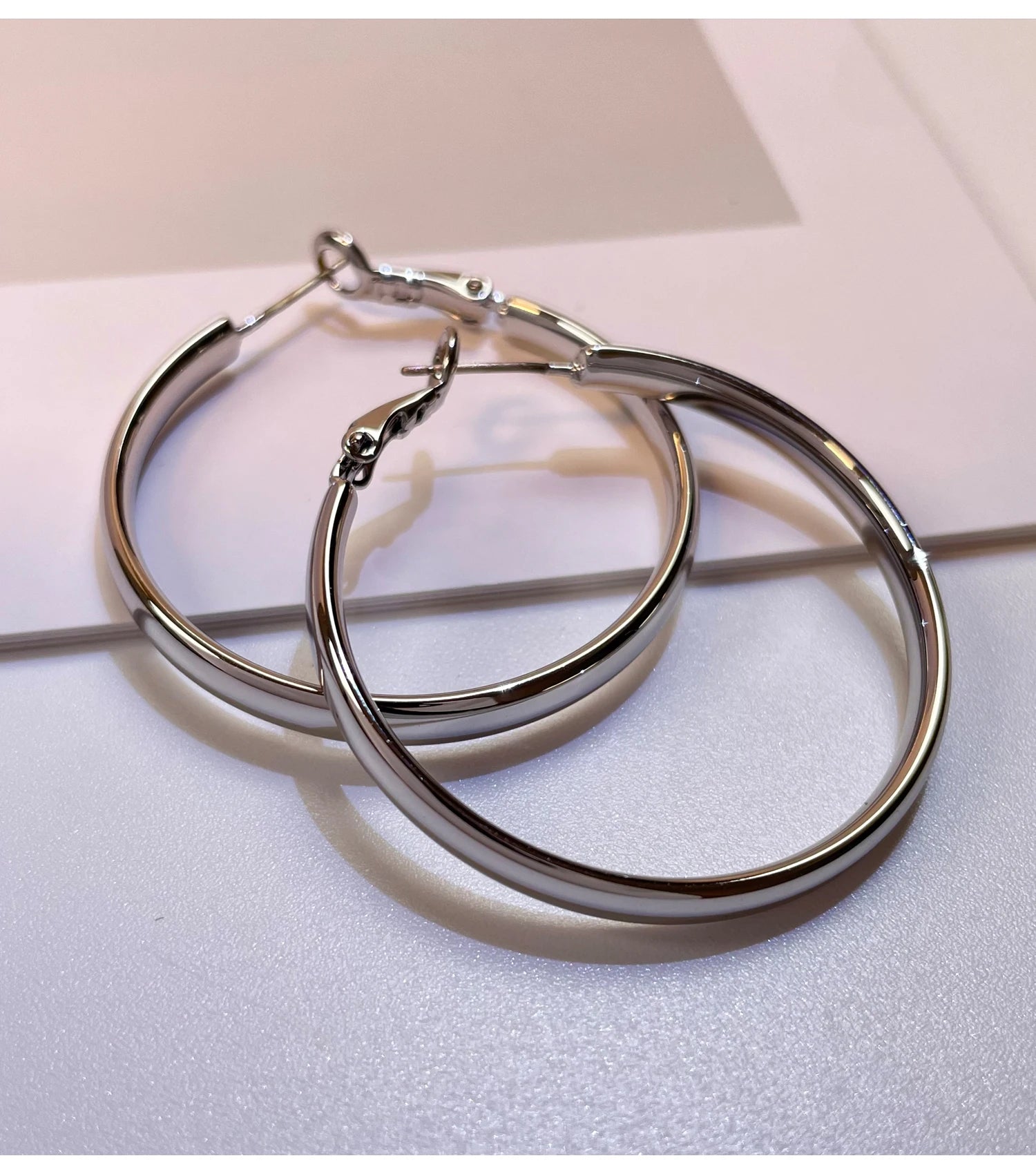 Large Classic Hoop Earrings