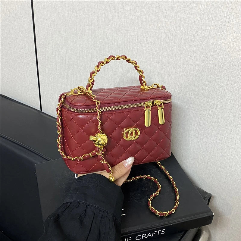 Classic Leather Crossbody Bag Ladies Handbag