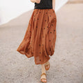 A Line Womens Skirt Midi High Quality