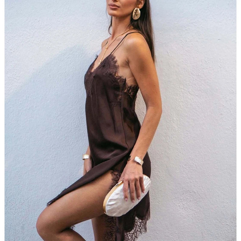 Women Lace Mini Dress