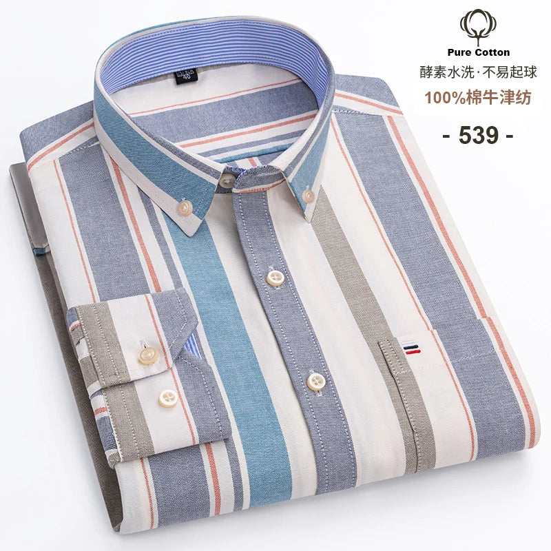 Men Oxford Cotton Shirt