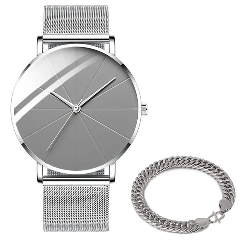 Minimalist Men Fashion Watches Simple Business
