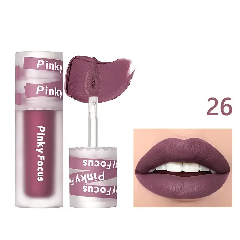 Matte Cream Lip Mud Smooth Texture Waterproof Long Lasting