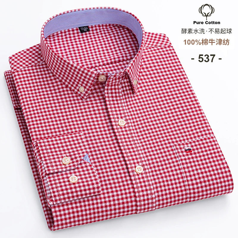 Men Oxford Cotton Shirt
